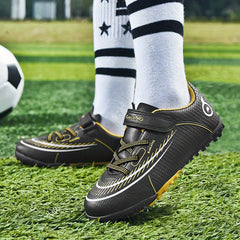 Anti Skid Turf Football Boots for Kids - Hook and Loop Fastener - Breathable