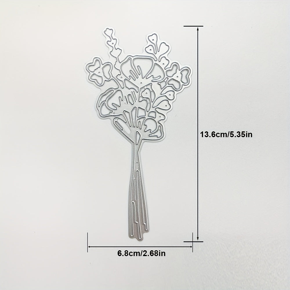 Elegant Flower Bouquet Metal Cutting Dies
