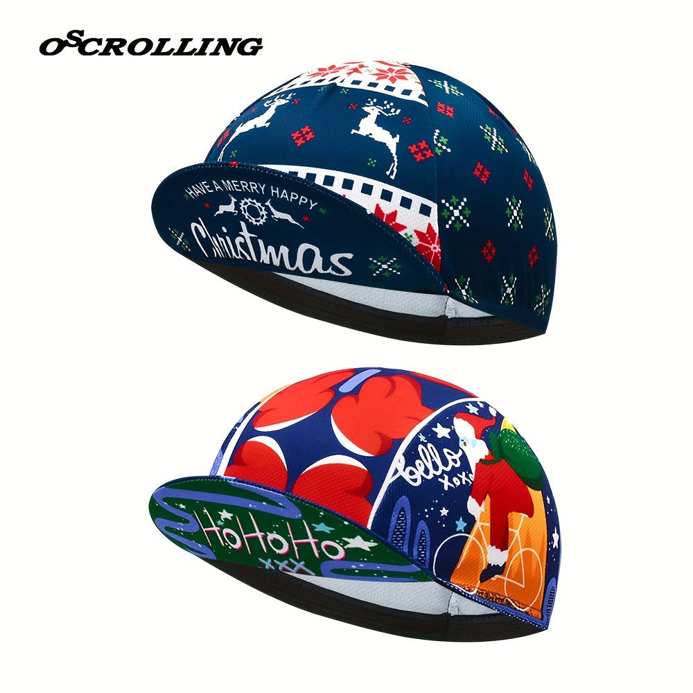 Christmas Santa Claus Cycling Cap Under Helmet Hat