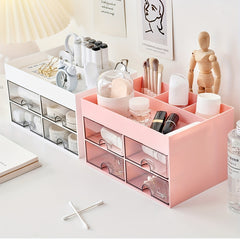 Double Layer Desktop Organizer Drawer Storage Box