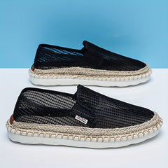 Men's Mesh Slip On Casual Shoes Breathable Comfy Loafers