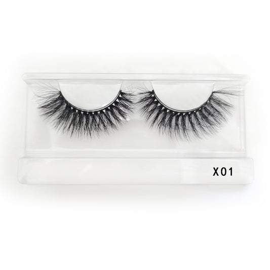 Soft and Natural 3D Mink False Eyelashes Bulk Pack with Carrying Case