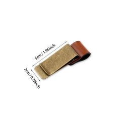Retro Pen Clip Notebook Accessory Office Supply Stationery Bill Clip 5.1x0.78in