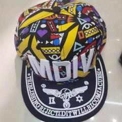 Classic Style Unisex Hip Hop Hat Couple Flat Brim Cloth Hip Hop Cap