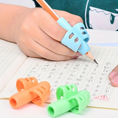 2pcs Two Finger Grips Silicone Writing Pen for Children