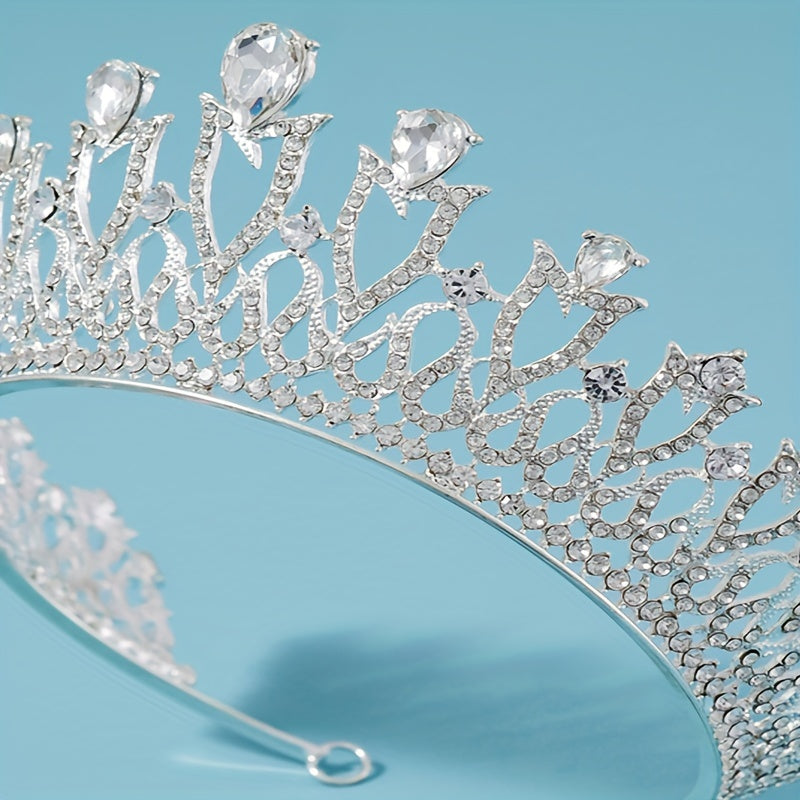 Rhinestone Crystal Headband Princesse Crown Hair Accessories For Women