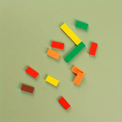 1x2 Tile Flat Bricks Bulk Classic Building Blocks Set