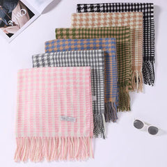 Women's Knitted Tassel Winter Cashmere Scarf