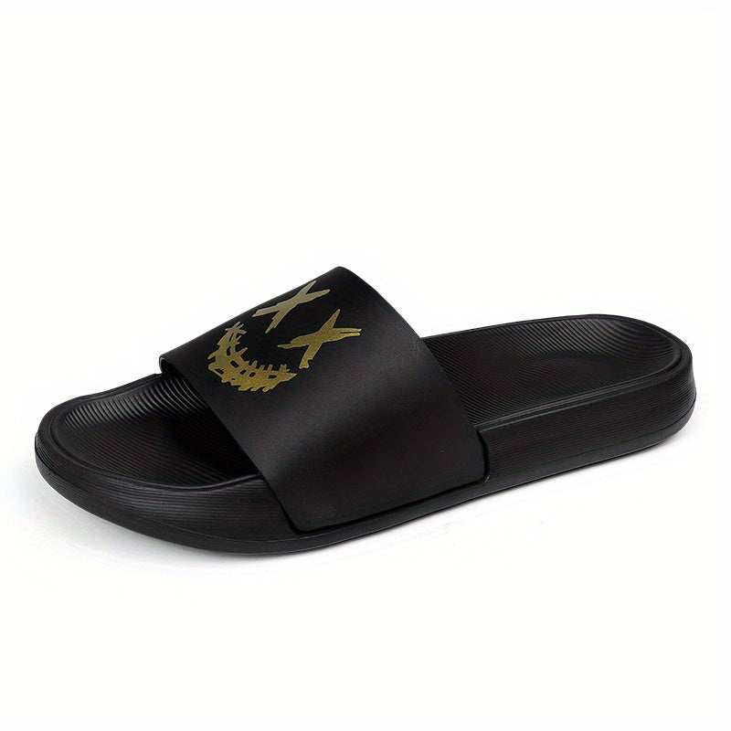 Men's Quick-Dry Non-Slip Slides for Indoor/Outdoor Summer