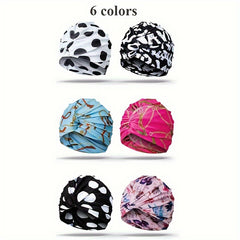 Patterned Leisure Sports Swim Cap - Non slip