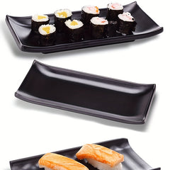 Melamine Sushi Plate Frosted Rectangular Tableware