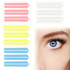 6pcs Reusable Silicone Lash Lift Tape Pads Eyelash Perm Pads Makeup Tool