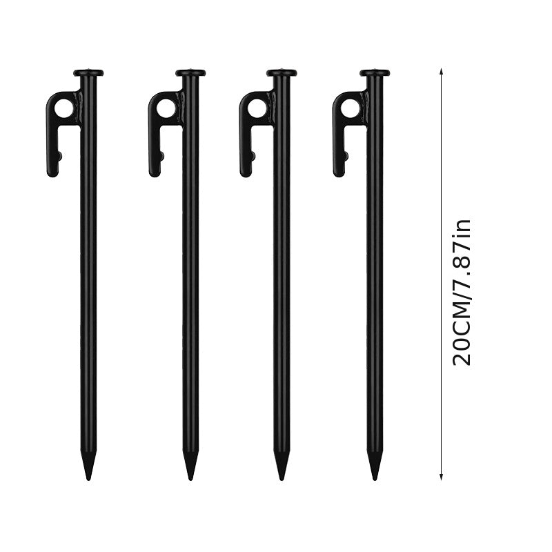 4pcs Tent Ground Nail Durable Tent Stakes Windproof Beach Camp Nail