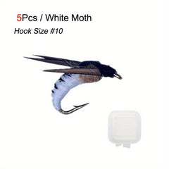 10pcs Fly Fishing Flies Insect Bait Lure Trout Bass Perch Carp Walleye
