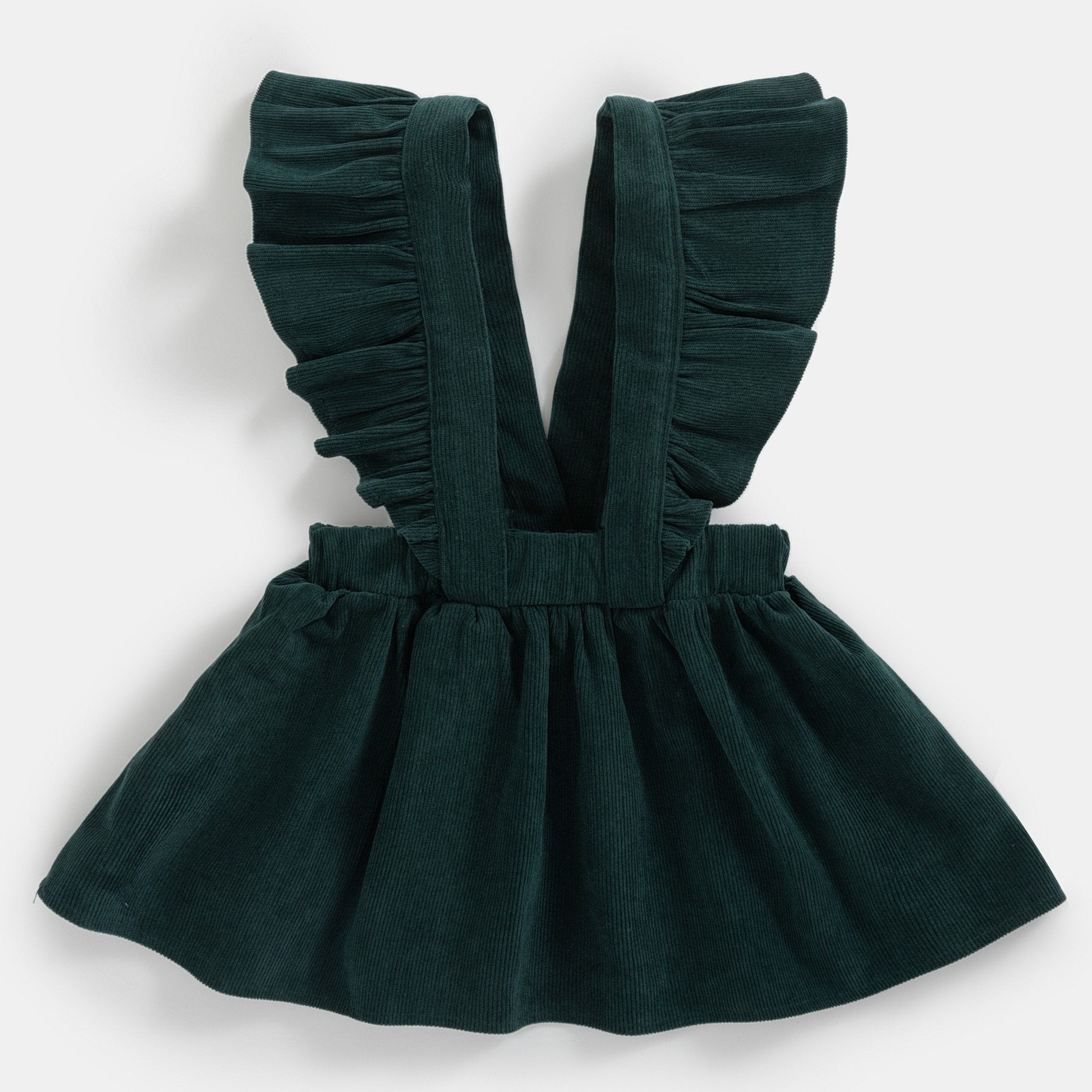 Toddler Baby Girls Corduroy Flying Sleeve Dress