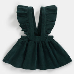 Toddler Baby Girls Corduroy Flying Sleeve Dress