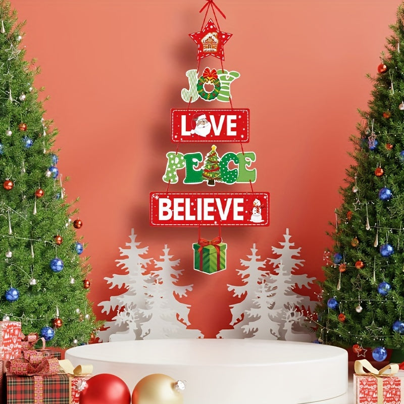 Christmas Tree Door Decoration for Party