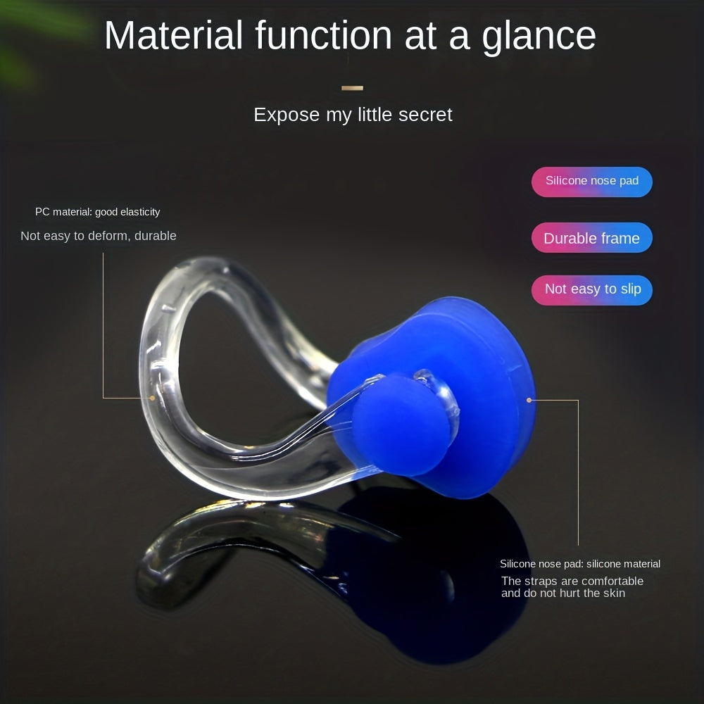 Swim Safely Earplugs & Nose Clip Set with Box