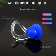 Swim Safely Earplugs & Nose Clip Set with Box