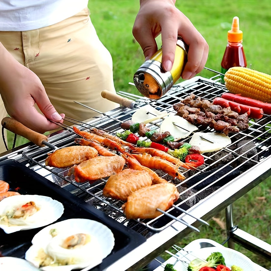 Portable Folding BBQ Grill Outdoor Charcoal Grill Camping Picnic Hiking