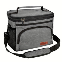 Insulated Lunch Bag Leakproof Cooler Tote Bag Adjustable Shoulder Strap