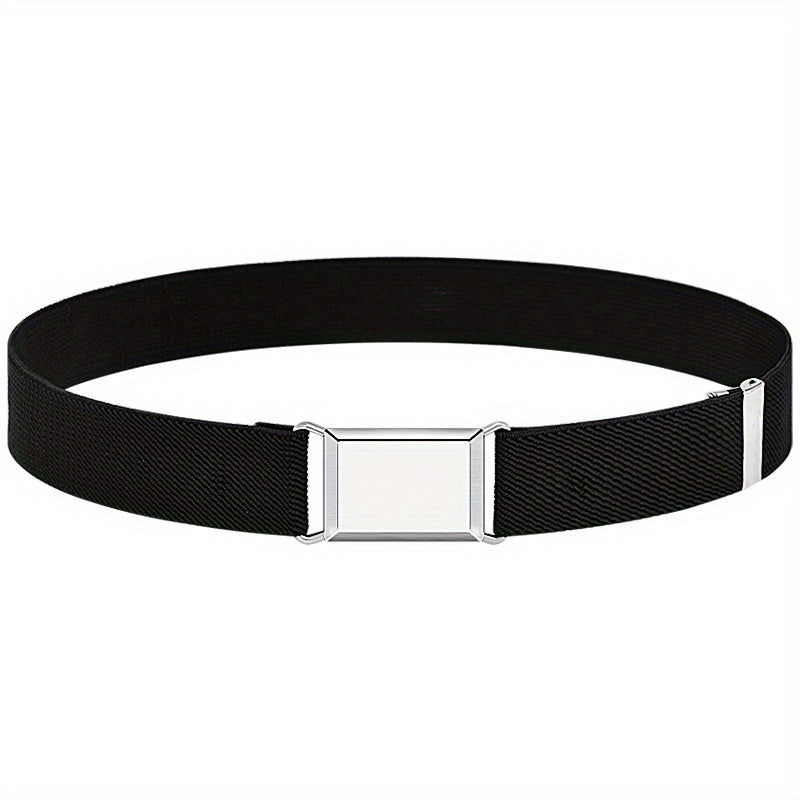 Adjustable Elastic Canvas Belts For Boys Girls Plain Belt Kids Children Daily