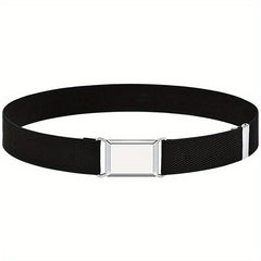 Adjustable Elastic Canvas Belts For Boys Girls Plain Belt Kids Children Daily