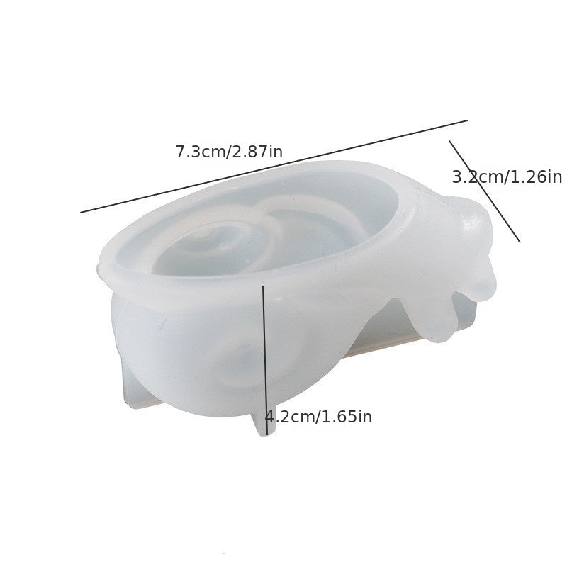 Animal Epoxy Resin Mold 3D Snail Frog Lizard Shape Silicone Mold Decor