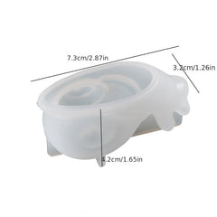 Animal Epoxy Resin Mold 3D Snail Frog Lizard Shape Silicone Mold Decor