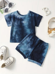Toddler Boys Tie Dye 2 Piece Outfit