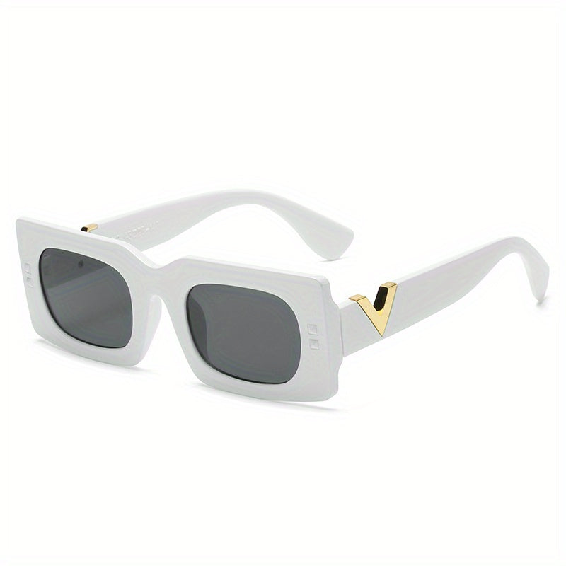 Y2K Rectangle Sunglasses Anti Glare UV400