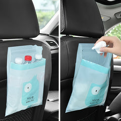 20PCS Car Back Seat Garbage Bag Hanging Trash Can Household Storage Bag