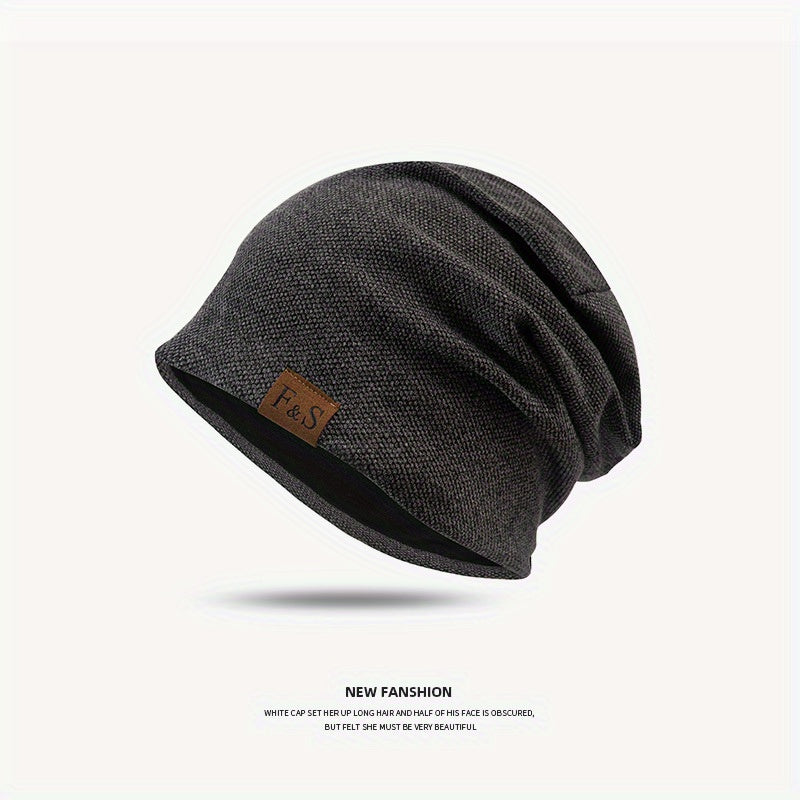 Solid Cotton Men's Pullover Cap for Spring and Summer