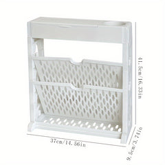 Desktop Storage Rack for Office Desk Stationery Organizer