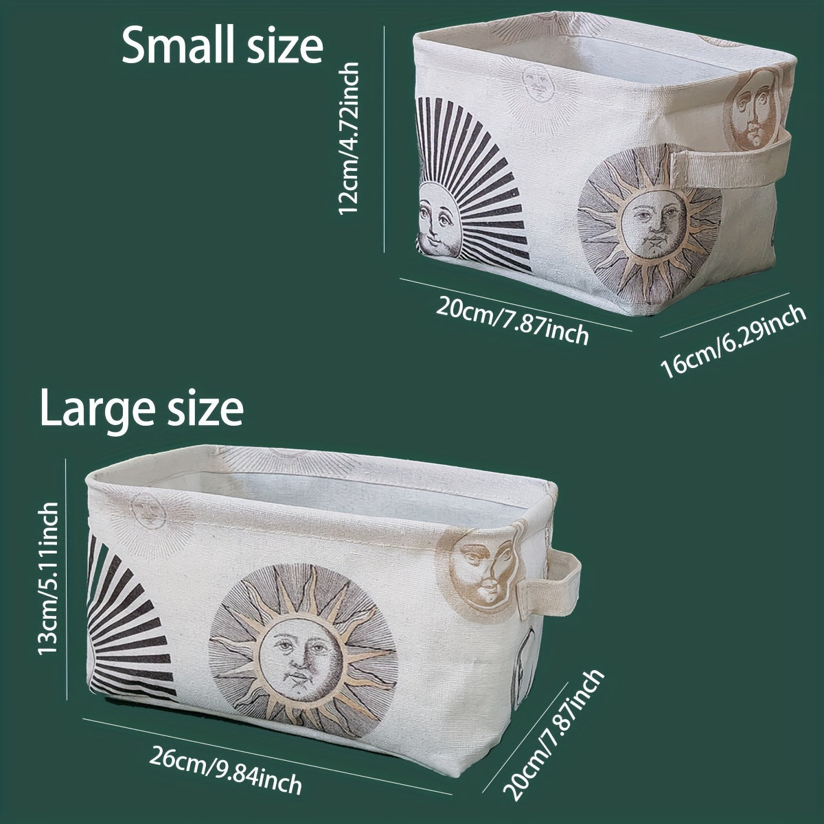 Foldable Portable Waterproof Storage Basket for Nordic Fabric