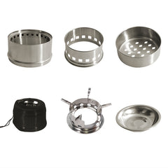 Portable Folding Wood Stove for Camping Stainless Steel Burner