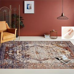 Vintage Persian Anti-Fatigue Kitchen Mat Non-Slip Carpet Washable Large Rug