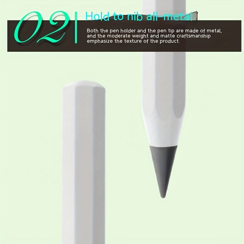 Metal Pencil Technology Unlimited Writing Eternal No Ink Pencil Magic Pencils
