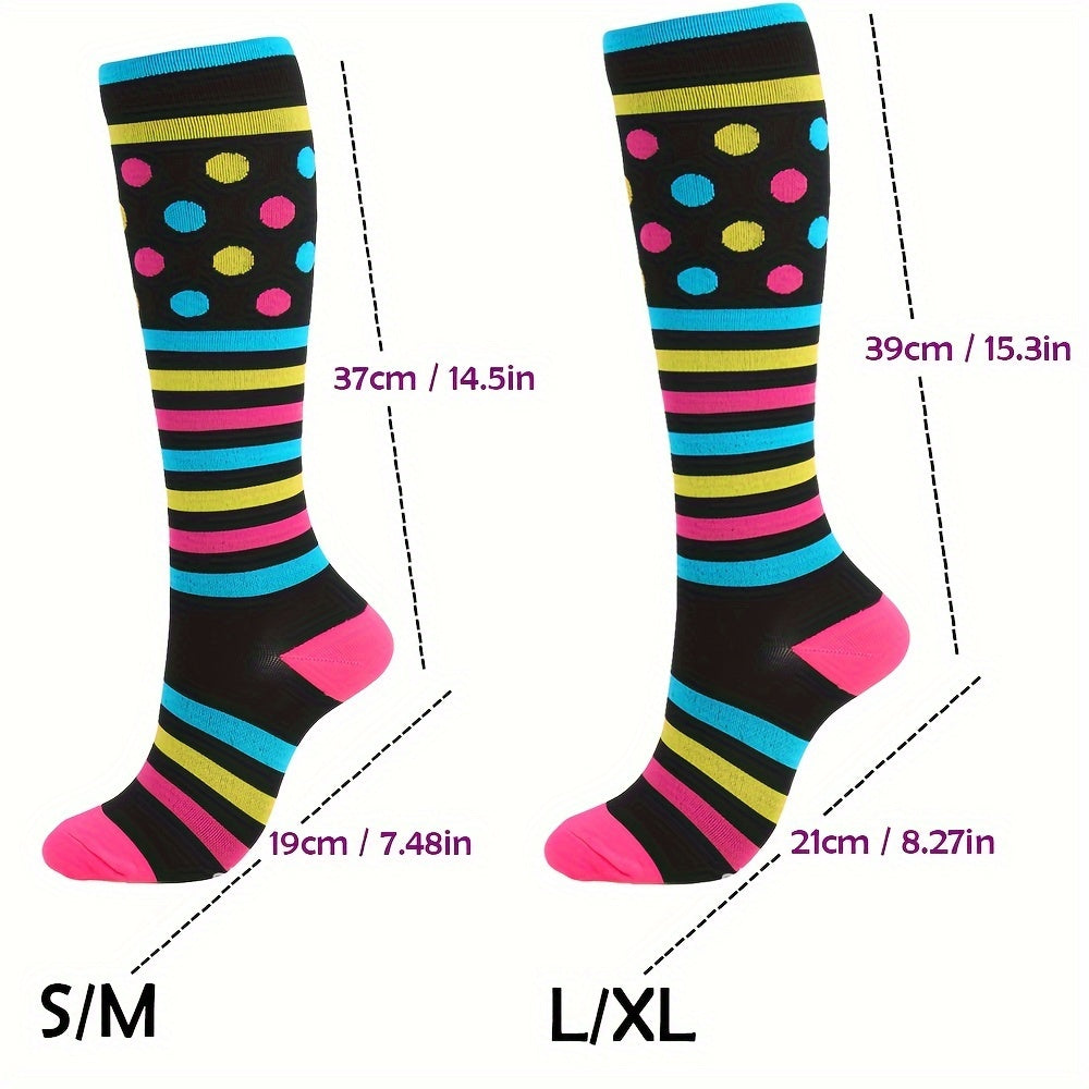 Compression Socks For Women Men Knee High for Nurses Running