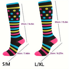 Compression Socks For Women Men Knee High for Nurses Running