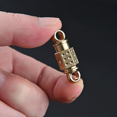 2pcs Brass Universal Rotating Keychain Hanging Buckle Bag Accessories