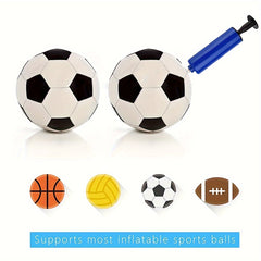 6pcs Portable Ball Pump Kit Inflates Balls Bikes Needle Nozzle Extension