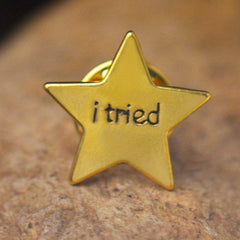 Star Cuff Brooch Enamel Pin