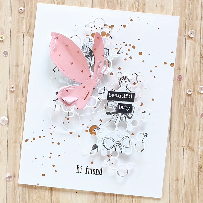 1pc Bubble Craft Metal Cutting Dies for Card Making