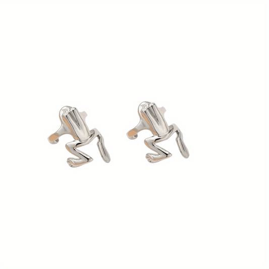 Hugging Frog Ear Cuff Clips No Piercing Earrings Jewelry Gift For Girls