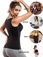 SCARBORO Seamless Shaping Vest Tummy Control Compression Shaper
