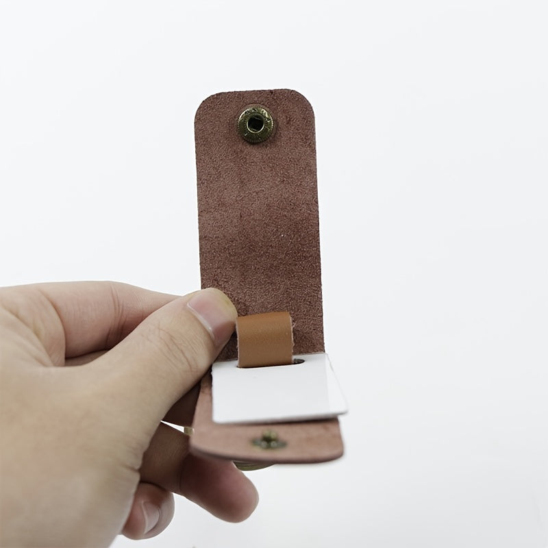 Leather Retro Style Keychain For Men