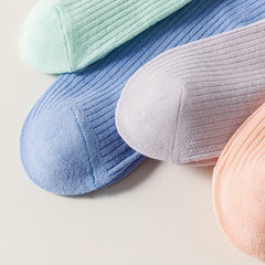 7 Pairs Letter Print Crew Sports Socks Women's Stockings