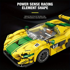 368pcs Reobrix Car Building Blocks Racing Car Building Blocks City Vehicle Build