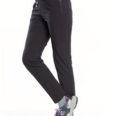 Quick Dry Hiking Pants Women Zip Pocket Outdoor Sports